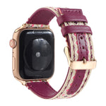 Dây đồng hồ da dân tộc cho Apple Watch Series 6 & SE & 5 & 4 40mm / 3 & 2 & 1 38mm, cho Apple Watch Series 7 41mm / 6 & SE & 5 & 4 40mm / 3 & 2 & 1 38mm