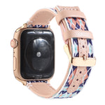 Dây đồng hồ da dân tộc cho Apple Watch Series 6 & SE & 5 & 4 40mm / 3 & 2 & 1 38mm, cho Apple Watch Series 7 41mm / 6 & SE & 5 & 4 40mm / 3 & 2 & 1 38mm