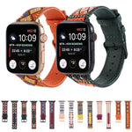 Dây đồng hồ da dân tộc cho Apple Watch Series 6 & SE & 5 & 4 40mm / 3 & 2 & 1 38mm, cho Apple Watch Series 7 41mm / 6 & SE & 5 & 4 40mm / 3 & 2 & 1 38mm