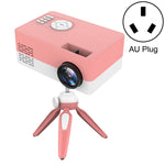Máy chiếu LED mini gia đình J15 1920 x 1080P HD có giá đỡ tripod hỗ trợ AV / HDMI x 1 / USB x1 / TF x 1, phích cắm EU, phích cắm Mỹ, phích cắm Anh, phích cắm Úc