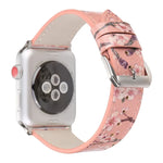 Dây đồng hồ da thay thế họa tiết mận cho Apple Watch Series 6 & SE & 5 & 4 44mm / 3 & 2 & 1 42mm, cho Apple Watch Ultra 49mm / Series 8&7 45mm / SE 2&6&SE&5&4 44mm / 3&2&1 42mm, cho Apple Watch Series 7 45mm / 6 & SE & 5 & 4 44mm / 3 & 2 & 1 42mm