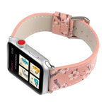 Dây đồng hồ da thay thế họa tiết mận cho Apple Watch Series 6 & SE & 5 & 4 44mm / 3 & 2 & 1 42mm, cho Apple Watch Ultra 49mm / Series 8&7 45mm / SE 2&6&SE&5&4 44mm / 3&2&1 42mm, cho Apple Watch Series 7 45mm / 6 & SE & 5 & 4 44mm / 3 & 2 & 1 42mm