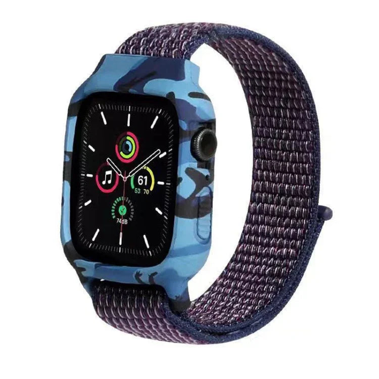 Dây Đeo Tay Nylon Thay Thế Cho Apple Watch Series 6 & SE & 5 & 4 40mm / 3 & 2 & 1 38mm, Cho Apple Watch Series 7 41mm / 6 & SE & 5 & 4 40mm / 3 & 2 & 1 38mm