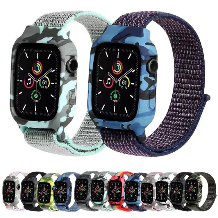Dây Đeo Tay Nylon Thay Thế Cho Apple Watch Series 6 & SE & 5 & 4 40mm / 3 & 2 & 1 38mm, Cho Apple Watch Series 7 41mm / 6 & SE & 5 & 4 40mm / 3 & 2 & 1 38mm