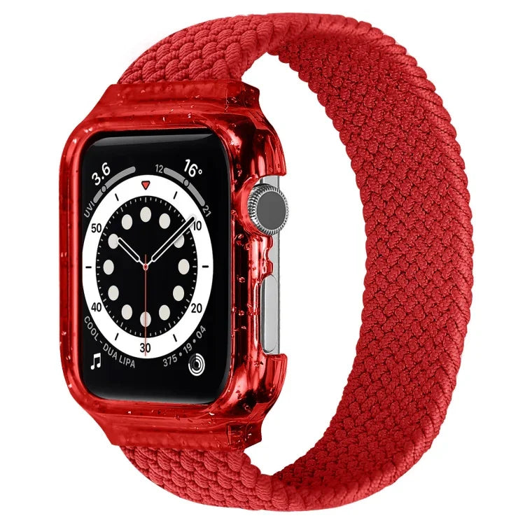 Dây Đeo Tay Thay Thế Dệt Có Khung Cho Apple Watch Series 6 & SE & 5 & 4 44mm / 3 & 2 & 1 42mm, 128mm, 135mm, 140mm, 145mm, 150mm, 155mm, 160mm, 165mm