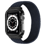 Dây Đeo Tay Thay Thế Dệt Có Khung Cho Apple Watch Series 6 & SE & 5 & 4 44mm / 3 & 2 & 1 42mm, 128mm, 135mm, 140mm, 145mm, 150mm, 155mm, 160mm, 165mm