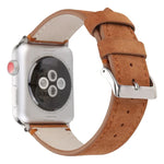 Dây Đồng Hồ Da Thật Mờ Cho Apple Watch Series 6 & SE & 5 & 4 40mm / 3 & 2 & 1 38mm, Cho Apple Watch Series 7 41mm / 6 & SE & 5 & 4 40mm / 3 & 2 & 1 38mm