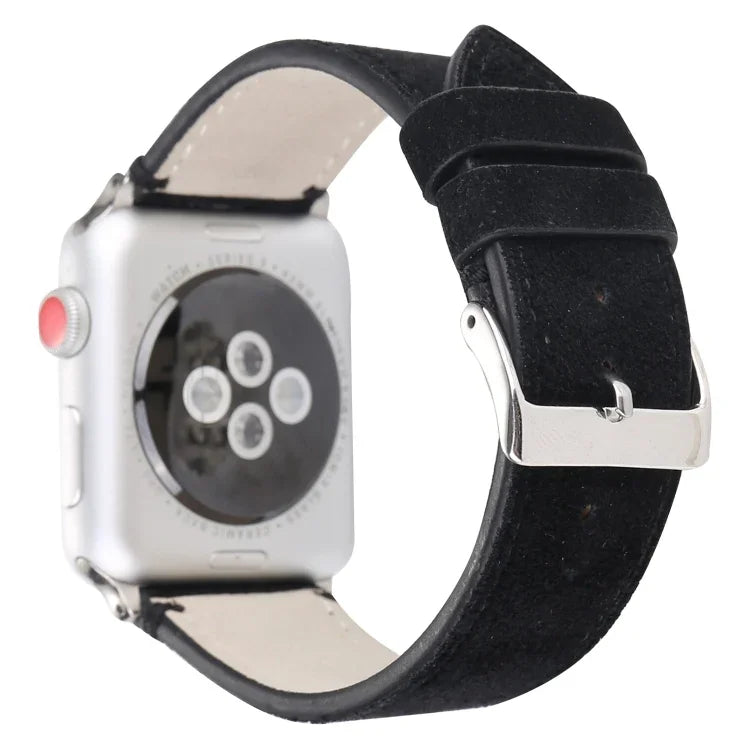 Dây Đồng Hồ Da Thật Mờ Cho Apple Watch Series 6 & SE & 5 & 4 40mm / 3 & 2 & 1 38mm, Cho Apple Watch Series 7 41mm / 6 & SE & 5 & 4 40mm / 3 & 2 & 1 38mm