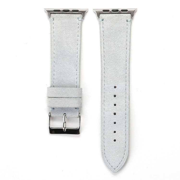 Dây Đồng Hồ Da Thật Mờ Cho Apple Watch Series 6 & SE & 5 & 4 44mm / 3 & 2 & 1 42mm, Cho Apple Watch Series 7 45mm / 6 & SE & 5 & 4 44mm / 3 & 2 & 1 42mm
