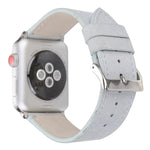 Dây Đồng Hồ Da Thật Mờ Cho Apple Watch Series 6 & SE & 5 & 4 44mm / 3 & 2 & 1 42mm, Cho Apple Watch Series 7 45mm / 6 & SE & 5 & 4 44mm / 3 & 2 & 1 42mm