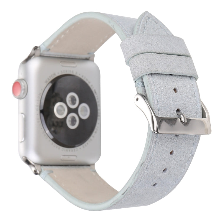 Dây Đồng Hồ Da Thật Mờ Cho Apple Watch Series 6 & SE & 5 & 4 44mm / 3 & 2 & 1 42mm, Cho Apple Watch Series 7 45mm / 6 & SE & 5 & 4 44mm / 3 & 2 & 1 42mm