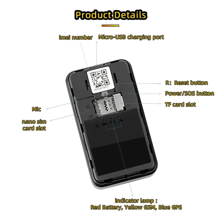 Thiết bị định vị GPS từ tính mạnh G11 cho ô tô Beidou không dây, G11
