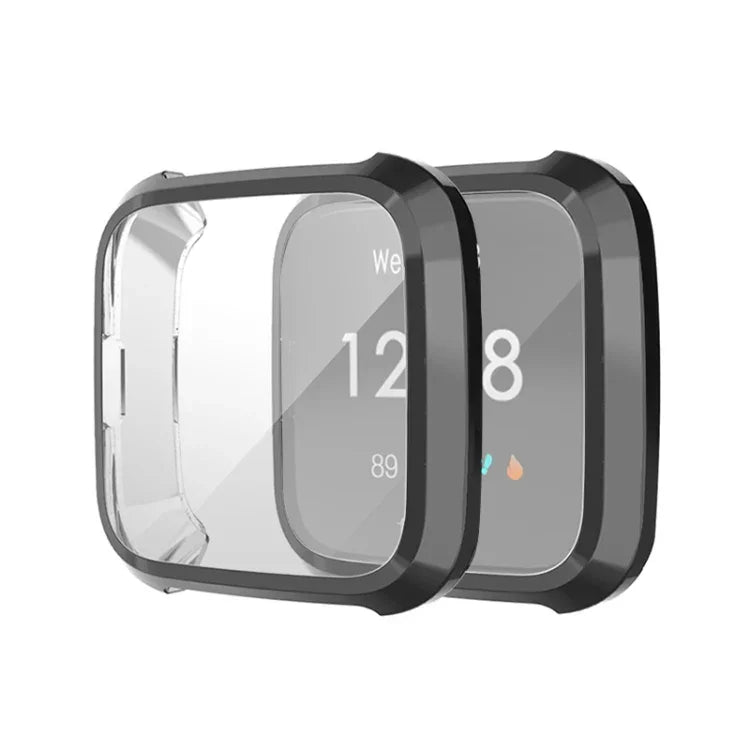 Ốp bảo vệ TPU mạ phủ toàn bộ cho Fitbit Versa Lite Smart Watch