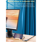 Bộ chuyển đổi HW-6002 2 trong 1 Type-C / USB-C sang HDMI + VGA, model HW-6002
