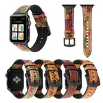 Dây đồng hồ da bò thật lớp đầu cổ điển cho Apple Watch Series 6 & SE & 5 & 4 44mm / 3 & 2 & 1 42mm, cho Apple Watch Series 7 45mm / 6 & SE & 5 & 4 44mm / 3 & 2 & 1 42mm