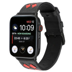 Dây Đeo Da Thật Họa Tiết Dệt, Cho Apple Watch Series 8&7 41mm / SE 2&6&SE&5&4 40mm / 3&2&1 38mm, Cho Apple Watch Series 7 41mm / 6 & SE & 5 & 4 40mm / 3 & 2 & 1 38mm, Cho Apple Watch Series 7 45mm / 6 & SE & 5 & 4 44mm / 3 & 2 & 1 42mm