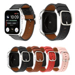 Dây Đeo Da Thật Kiểu Khóa Hiện Đại, Cho Apple Watch Series 7 41mm / 6 & SE & 5 & 4 40mm / 3 & 2 & 1 38mm, Cho Apple Watch Series 7 45mm / 6 & SE & 5 & 4 44mm / 3 & 2 & 1 42mm
