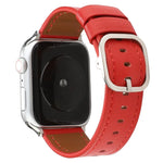 Dây Đeo Da Thật Kiểu Khóa Hiện Đại, Cho Apple Watch Series 7 41mm / 6 & SE & 5 & 4 40mm / 3 & 2 & 1 38mm, Cho Apple Watch Series 7 45mm / 6 & SE & 5 & 4 44mm / 3 & 2 & 1 42mm