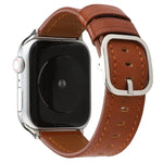 Dây Đeo Da Thật Kiểu Khóa Hiện Đại, Cho Apple Watch Series 7 41mm / 6 & SE & 5 & 4 40mm / 3 & 2 & 1 38mm, Cho Apple Watch Series 7 45mm / 6 & SE & 5 & 4 44mm / 3 & 2 & 1 42mm