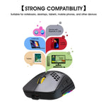 Chuột chơi game không dây HXSJ T90 RGB có ba chế độ ánh sáng