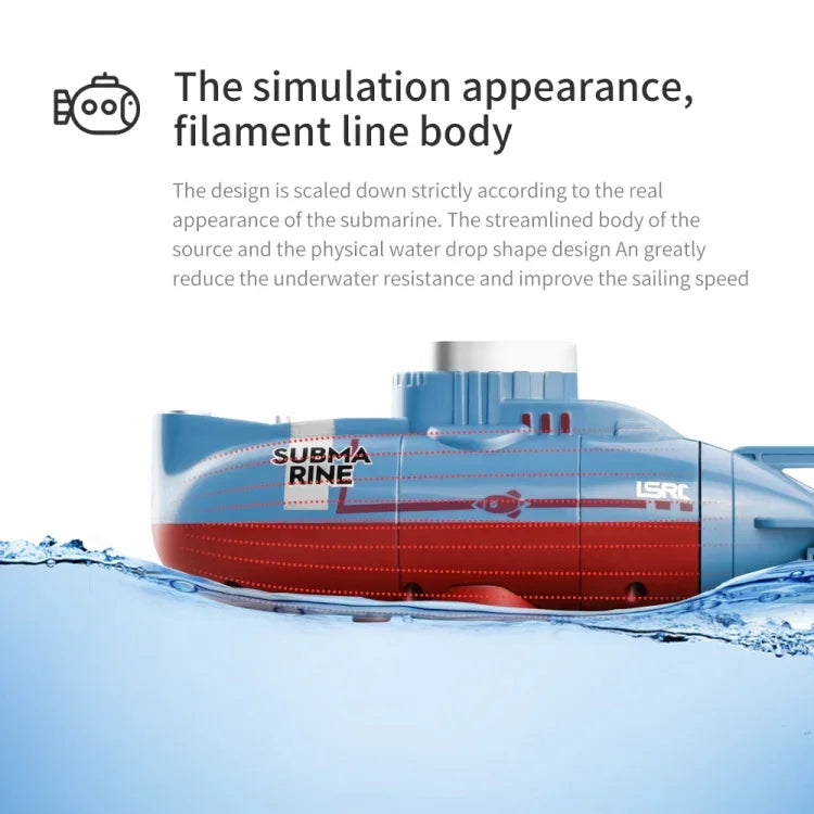 LSRC Mini USB Charging Remote Control Submarine Children Toy