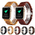 Dây đeo thay thế bằng gỗ cho Apple Watch Series 7 41mm / & 6 & SE & 5 & 4 40mm, cho Apple Watch Series 7 45mm / & 6 & SE & 5 & 4 44mm