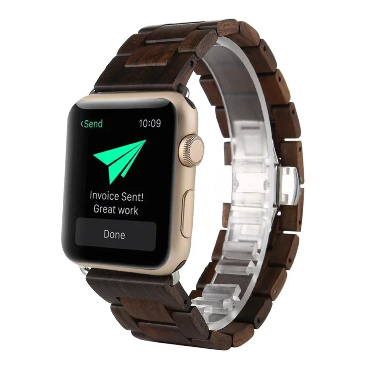 Dây đeo thay thế bằng gỗ cho Apple Watch Series 7 41mm / & 6 & SE & 5 & 4 40mm, cho Apple Watch Series 7 45mm / & 6 & SE & 5 & 4 44mm