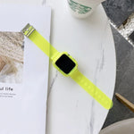 Dây đồng hồ TPU trong suốt màu kẹo cho Apple Watch Series 6 & SE & 5 & 4 44mm, cho Apple Watch Series 7 45mm / & 6 & SE & 5 & 4 44mm
