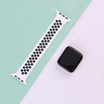 Dây đồng hồ silicone co giãn cho Apple Watch Series 6 & SE & 5 & 4 40mm / 3 & 2 & 1 38mm, Chiều dài: 160mm, 160mm (Trắng Đen), 160mm (Đen), 160mm (Đen Vàng), 160mm (Đen Xám), 160mm (Đỏ Đen), 160mm (Đen Trắng), 160mm (Đen Đỏ)