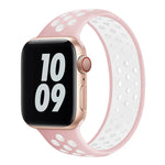 Dây đồng hồ silicone co giãn cho Apple Watch Series 6 & SE & 5 & 4 40mm / 3 & 2 & 1 38mm, Chiều dài: 160mm, 160mm (Trắng Đen), 160mm (Đen), 160mm (Đen Vàng), 160mm (Đen Xám), 160mm (Đỏ Đen), 160mm (Đen Trắng), 160mm (Đen Đỏ)