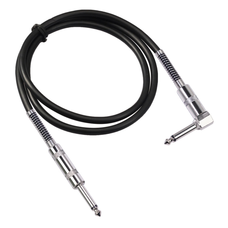 Cáp âm thanh guitar điện TC048SL đầu cắm 6.35mm thẳng sang đầu gập, dài 1.8m, 3m, 6m, 10m
