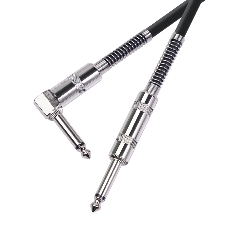 Cáp âm thanh guitar điện TC048SL đầu cắm 6.35mm thẳng sang đầu gập, dài 1.8m, 3m, 6m, 10m