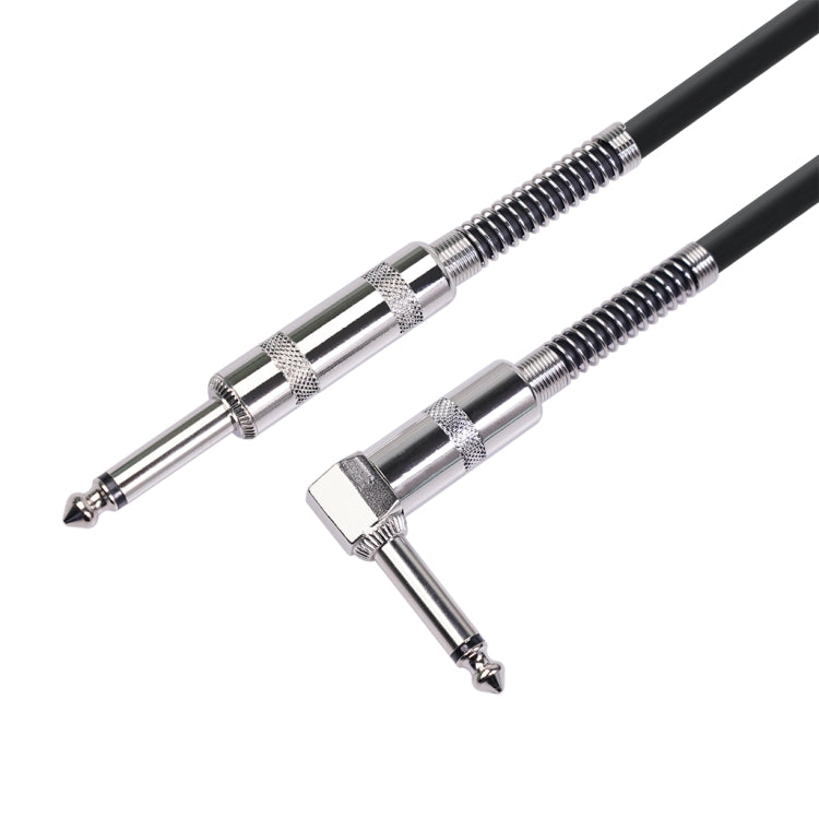 Cáp âm thanh guitar điện TC048SL đầu cắm 6.35mm thẳng sang đầu gập, dài 1.8m, 3m, 6m, 10m