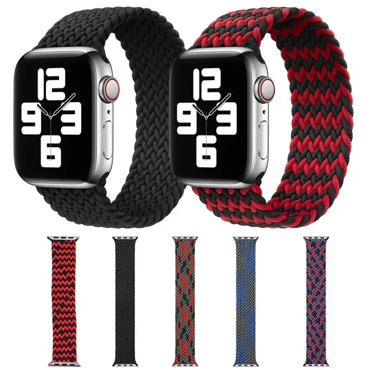 Dây đồng hồ thay thế dây đơn nylon bện nhiều màu cho Apple Watch Series 6 & SE & 5 & 4 44mm / 3 & 2 & 1 42mm, S, M, L