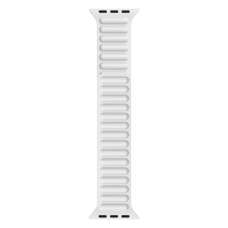Dây đồng hồ dây xích silicone khóa nam châm cho Apple Watch Series 6 & SE & 5 & 4 40mm / 3 & 2 & 1 38mm, cho Apple Watch Series 7 41mm / 6 & SE & 5 & 4 40mm / 3 & 2 & 1 38mm