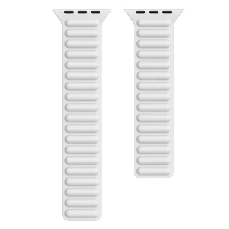 Dây đồng hồ dây xích silicone khóa nam châm cho Apple Watch Series 6 & SE & 5 & 4 40mm / 3 & 2 & 1 38mm, cho Apple Watch Series 7 41mm / 6 & SE & 5 & 4 40mm / 3 & 2 & 1 38mm