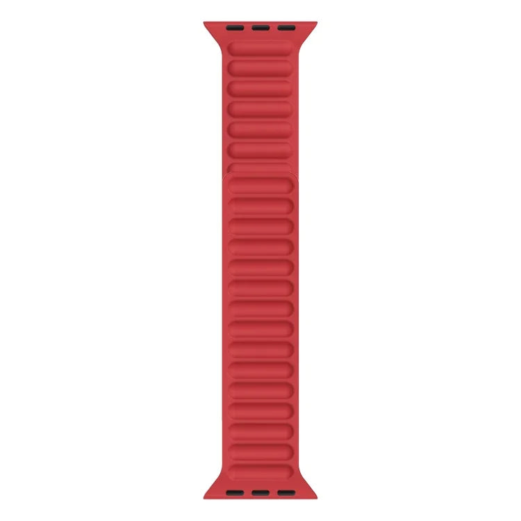Dây đồng hồ dây xích silicone khóa nam châm cho Apple Watch Series 6 & SE & 5 & 4 44mm / 3 & 2 & 1 42mm, cho Apple Watch Series 7 45mm / 6 & SE & 5 & 4 44mm / 3 & 2 & 1 42mm