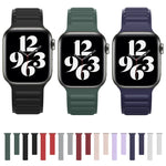 Dây đồng hồ dây xích silicone khóa nam châm cho Apple Watch Series 6 & SE & 5 & 4 44mm / 3 & 2 & 1 42mm, cho Apple Watch Series 7 45mm / 6 & SE & 5 & 4 44mm / 3 & 2 & 1 42mm