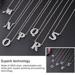 Dây chuyền mặt chữ cái tiếng Anh thời trang nữ bạc Sterling S925, C, H, K, M
