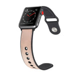 Dây đồng hồ TPU da dán cho Apple Watch Series 6 & SE & 5 & 4 44mm / 3 & 2 & 1 42mm