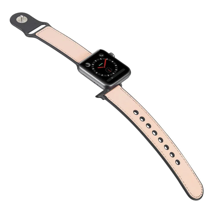 Dây đồng hồ TPU da dán cho Apple Watch Series 6 & SE & 5 & 4 44mm / 3 & 2 & 1 42mm