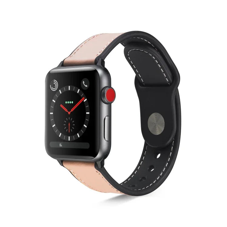 Dây đồng hồ TPU da dán cho Apple Watch Series 6 & SE & 5 & 4 44mm / 3 & 2 & 1 42mm