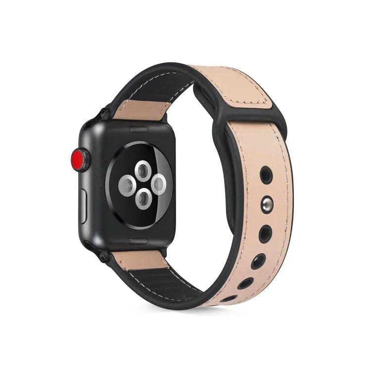 Dây đồng hồ TPU da dán cho Apple Watch Series 6 & SE & 5 & 4 44mm / 3 & 2 & 1 42mm