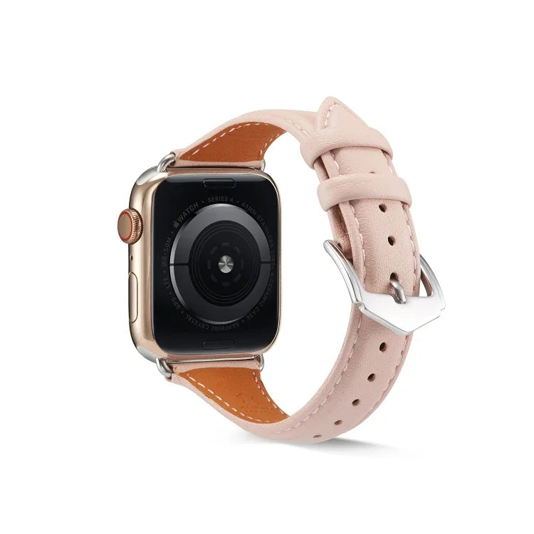 Dây đồng hồ da thật cho Apple Watch Series 6 & SE & 5 & 4 40mm / 3 & 2 & 1 38mm, cho Apple Watch Series 8&7 41mm / SE 2&6&SE&5&4 40mm / 3&2&1 38mm, cho Apple Watch Series 7 41mm / 6 & SE & 5 & 4 40mm / 3 & 2 & 1 38mm