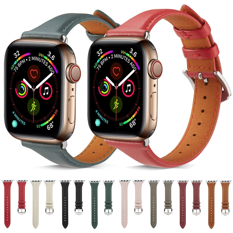 Dây đồng hồ da thật cho Apple Watch Series 6 & SE & 5 & 4 40mm / 3 & 2 & 1 38mm, cho Apple Watch Series 8&7 41mm / SE 2&6&SE&5&4 40mm / 3&2&1 38mm, cho Apple Watch Series 7 41mm / 6 & SE & 5 & 4 40mm / 3 & 2 & 1 38mm