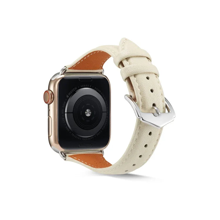 Dây đồng hồ da thật cho Apple Watch Series 6 & SE & 5 & 4 44mm / 3 & 2 & 1 42mm, cho Apple Watch Series 7 45mm / 6 & SE & 5 & 4 44mm / 3 & 2 & 1 42mm, cho Apple Watch Ultra 49mm / Series 8&7 45mm / SE 2&6&SE&5&4 44mm / 3&2&1 42mm