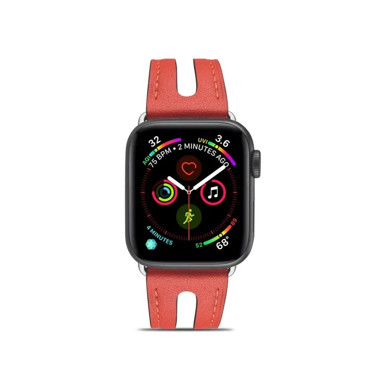 Dây đồng hồ da thuộc hạng nhất cho Apple Watch Series 6 & SE & 5 & 4 44mm / 3 & 2 & 1 42mm