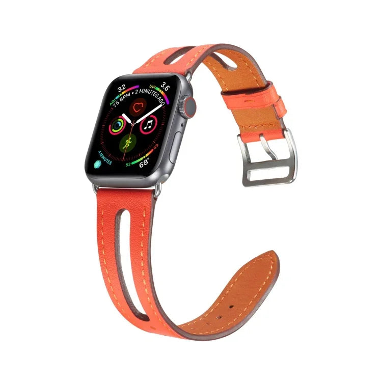 Dây đồng hồ da thuộc hạng nhất cho Apple Watch Series 6 & SE & 5 & 4 44mm / 3 & 2 & 1 42mm