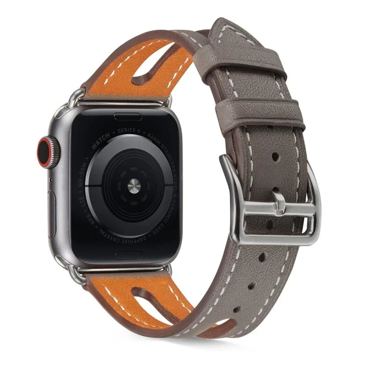 Dây đồng hồ da thuộc hạng nhất cho Apple Watch Series 6 & SE & 5 & 4 44mm / 3 & 2 & 1 42mm