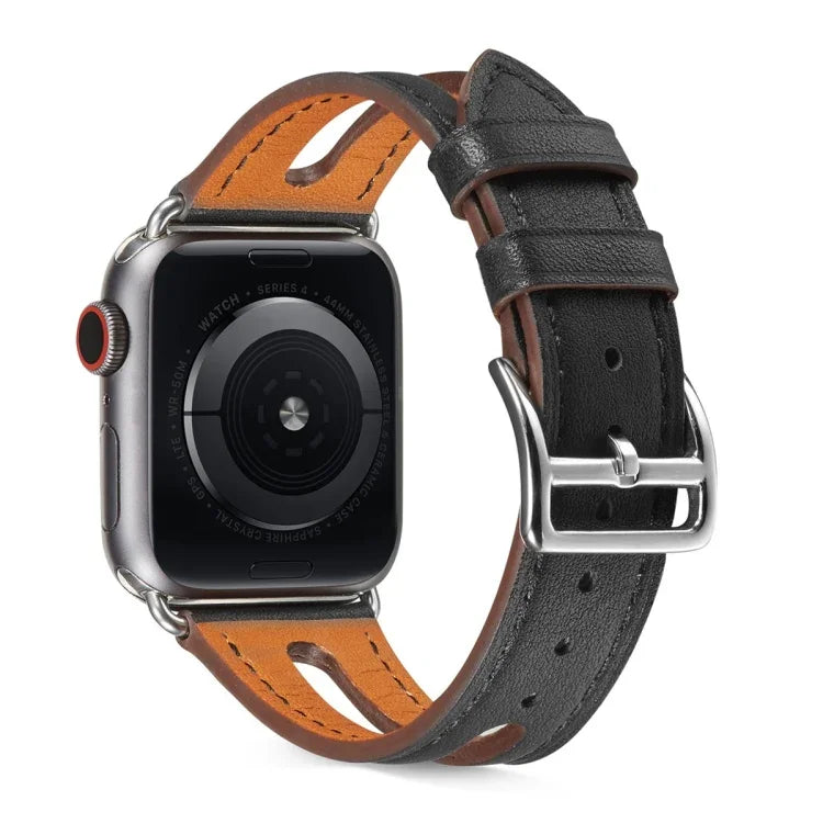 Dây đồng hồ da thuộc hạng nhất cho Apple Watch Series 6 & SE & 5 & 4 44mm / 3 & 2 & 1 42mm